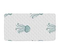 Sábana de viaje impermeable para cuna portátil para espacios pequeños, 50 x 25 pulgadas (sábana, cama no incluida)