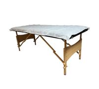 Sábana Desechable No Ajustable TNT 80x200 cm Resistente a Líquidos | 10 unidades | Sabana Desechable Camilla Masaje SMS Ideal para Proteger la Camilla 100% Reciclable