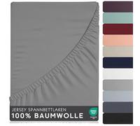 Sábana Encimera 180x200 cm 100% Algodón Premium para Colchón Cama King Size Due Piazze Funda Extra Suave Sin Arrugas Certificado Oeko-Tex Sábanas Protector Gris Claro 180 x 200 cm
