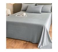 Sábana encimera coralina Invierno Cama 90/100/150/180/200cm Sábana Plana de Felpa de Forro Polar ultrasuave cómoda y cálida (Color : Gray A, Size : 200x230cm+48x74cm x2)