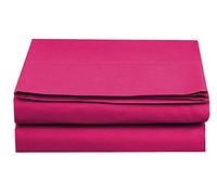 Sábana encimera de 1 Pieza de Calidad de Hotel, Lujosa y más Suave de 1500 Hilos, sábana encimera de Calidad egipcia, Resistente a Las Arrugas, Las Manchas y la decoloración, tamaño matrimonial, Rosa