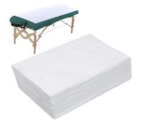 Sábana Impermeable Desechable de 180 * 80 Cm, Cubierta de Belleza de Masaje Higiénico Resistente Al Aceite, para Camas de Camillas de Masaje en Hospitales o Salones de Belleza, 10 Piezas(blanco)