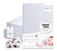 Sábana Minicuna 51x85 cm - 100% Orgánico Completamente Natural Juego de 2 Gray Sabanas Cuna -Transpirables - Lençóis de Bebê Suaves