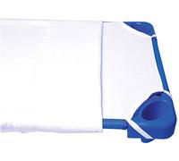 Sábana para Cama de Guardería Amaya Blanco 50% Algodón 50% Acrílico 126X55 cm