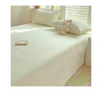 Sábana Plana de Franela Cama 90/100/120/135/150/180/200CM Sábana Encimera Franela Termica Cálido para Invierno(Beige,230x250cm)