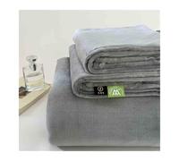 Sábana Plana de Franela para Cama 90/100/120/135/180/200 Sábana Encimera Térmica Tacto Suave de Invierno Cálida(Pencil Gray,160x230cm)