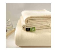 Sábana Plana de Franela para Cama 90/100/120/135/180/200 Sábana Encimera Térmica Tacto Suave de Invierno Cálida(Milk White,240x270cm)