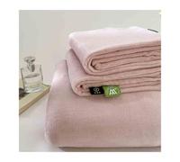 Sábana Plana de Franela para Cama 90/100/120/135/180/200 Sábana Encimera Térmica Tacto Suave de Invierno Cálida(Pink,160x230cm)