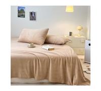 Sábana Plana Franela Sábana Encimera de Forro Polar Sabana Coralina Cama 90CM 100CM 150CM 180CM 200CM Invierno, mullida y cálida de Terciopelo (Color : Coffee, Size : 240x250cm)