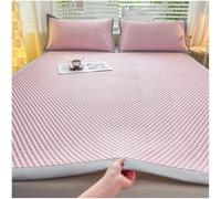 Sábana Refrescante de Látex Cómoda para Verano: Cubrecama de Seda Helada Sábana Ajustable de Verano Sábana Refrescante Lavable a Máquina para Uso Doméstico