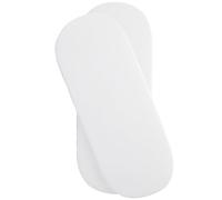 Sábanas ajustables Clair de Lune extra suaves para cunas y cunas, doble - 30 x 74cm Blanco