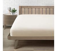 Sabanas Bajeras 160x190/200, Sabanas Cama 160 Microfibra Suave Cómoda y Transpirable,para colchón de 15-30 cm de Altura Beige