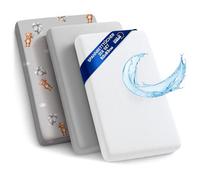 Sábanas bajeras Cochecito Goma elástica Juego de 3 Protector de colchón