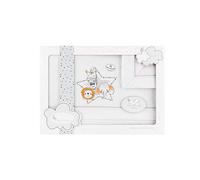 Sabanas Capazo Carro Bebé Algodón 100% Animalitos Elige tu Modelo (1 Animalitos Gris)