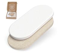 Sábanas capazo mimaDu Biológicas sábanas Carrito bebé sábanas Carro bebé sábana Bajera capazo Universal sábanas sábanas Cochecito bebé 75x35, 70x32 cm | 100% algodón orgánico, Set de 2 (BioBrown)
