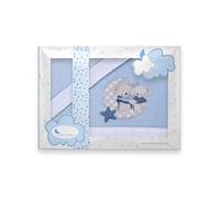 Sábanas Coche Coralina Oso Amoroso Azul