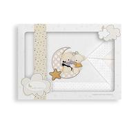 Sábanas Coche Osito Amoroso Beige