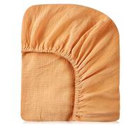 Sabanas Cuna Funda Capazo Universal Sabana Bajera Cuna 82 * 41 * 12 cm Sabana Cuna Sabanas Capazo Bebe Salvababas Bebe Capazo para Cama Ovalada Reloj de Arena y Colchón Rectangular (cúrcuma)