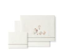 Sábanas minicuna Jirafa Bicicleta beige