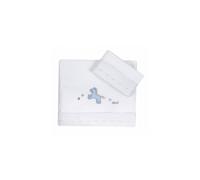 Sábanas Minicuna Picci Milky Azul Picci