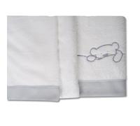 Sabanas Minicuna Sabanas de Invierno Coralina Extrasuave Minicuna 50x80 Ideal para Invierno- (Bajera+encimera+Funda Almohada) (Sweet Bear)