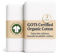 Sábanas orgánicas para cuna compatibles con Snuzpod 3, Snuzpod 5 y Snuzpod Studio 44 x 80 cm, ropa de cama Snuz de algodón orgánico GOTS, algodón peinado orgánico más grueso y suave, 200 g/m²