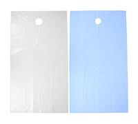 Sábanas Para Salón De Belleza Spa, 115x200cm Con Orificio Para La Respiración Facial, Cubierta Impermeable Para Mesa De Masaje Resistente Al Aceite Para Uso Profesional(Blanco+Azul)