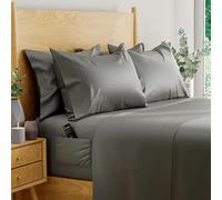 Sábanas refrescantes para personas que duermen con calor, sábanas de 100 % eucalipto, sábanas Tencel Queen, sábanas Lyocell | Bolsillo profundo de hasta 20 pulgadas, juego de sábanas Queen, 6 sábanas