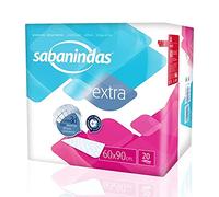 SABANINDAS - Protectores de Cama Desechables (60 x 90 cm, 6 x 20 Unidades)