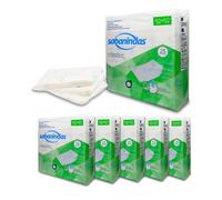 SABANINDAS Protectores de Cama Normales - Caja 6 Paquetes de 25 Protectores de 60 x 60 - Protectores Absorbentes, Ideal para Incontinencia, Confort y Seguridad - Libre de Látex