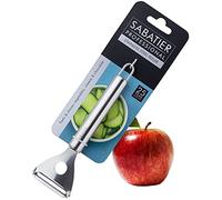 Sabatier - Pelador profesional de verduras de acero inoxidable, se desliza sin esfuerzo. Para patatas y manzanas. Pela zanahorias, calabacines y pepino en cintas. Afeita queso y chocolate.