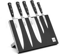 Sabatier Trompette Bloque magnético de 5 cuchillos Negro