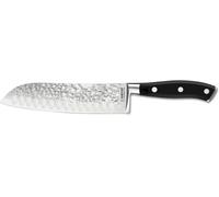 Sabatier Trompette Cuchillo santoku 18 cm con protección Negro