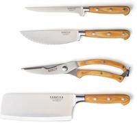 Sabatier Trompette Juego de 4 cuchillos madera claro