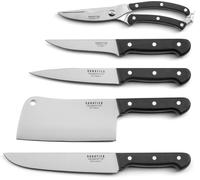 Sabatier Trompette Juego de 5 cuchillos de cocina Negro