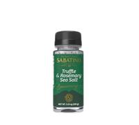 Sabatino Truffle & Rosemary Sea Salt Seasoning, All Natural Gourmet Salt, 3.53 Ounce