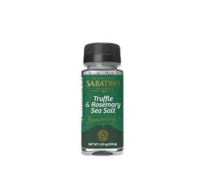 Sabatino Truffle & Rosemary Sea Salt Seasoning, All Natural Gourmet Salt, 3.53 Ounce