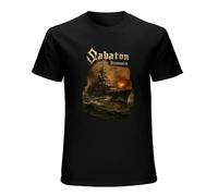 Sabaton Men's Black T-Shirt Unisex tee Shirt S