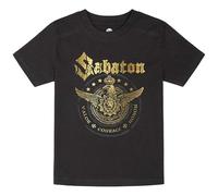 Sabaton Metal Kids - Wings of Glory Unisex Camiseta Negro 152 100% algodón