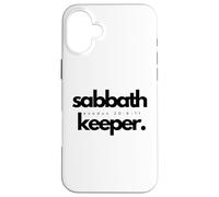 Sabbath Keeper Adventist Baptist Exodus Remnant Carcasa para iPhone 16 Plus