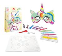 Sabbiarelli Sand-it For Fun - Bag Unicorn Mask | Mini Kit de Sand Art con Máscara de Unicornio 100% Made in Italy con Arena de Colores y Dibujos Adhesivos | Manualidades Creativas para Niños 5-12 años