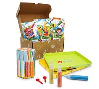 Sabbiarelli Sand-it For Fun - Box Primeros Sabbiarelli 3+ | Kit de Sand Art 100% Made in Italy con Arena de Colores, Dibujos Adhesivos y Accesorios | Regalo para Niños 3-5 años