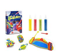 Sabbiarelli Sand-it For Fun - Kit Galaxy 5+ | Kit de Sand Art 100% Made in Italy con Arena de Colores, Dibujos Adhesivos y Accesorios | Crea tus Objetos Espaciales | Regalo Niños 5-12 años