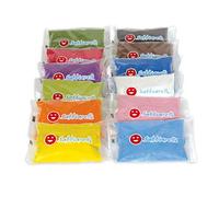 Sabbiarelli Sand-it For Fun - Maxi Refill - 12 Maxi Bolsas de 350g c/u de Arena de Colores para Sand Art 100% Made in Italy | Arena de Mármol Natural Segura y Certificada | Creatividad 3-99 años