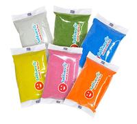 Sabbiarelli Sand-it For Fun - Maxi Refill Light - 6 Maxi Bolsas de 350g c/u de Arena de Colores para Sand Art 100% Made in Italy | Colores Claros | Arena de Mármol Certificada | Creatividad