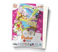 Sabbiarelli Sand-it For Fun - Poster Primavera - 1 Maxi Dibujo Adhesivo A3 para Sand Art | ARENA DE COLORES NO INCLUIDA | Hobby Creativo para Jóvenes y Adultos 12-99 años