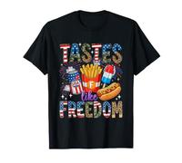 Sabe a Freedom USA Patriotic Food America Anniversary Camiseta