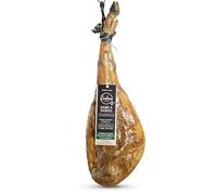 SABE A SABAS Jamon de Cebo De Campo Iberico 75% Raza Iberica 8 Kg Pieza Entera Curacion 32 Meses Sabor Intenso Corte Fino Regalo Gourmet Seleccion Premium Tradicion Sevilla para Regalar en Navidad