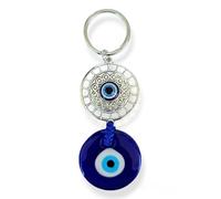 SabelAX - Llavero Ojo Turco - Amuletos de la Suerte y Proteccion - Amuleto Mal de Ojo - Llaveros Originales - Llaveros Unisex para Mujer y Hombre - Llavero Coche, Casa Nueva
