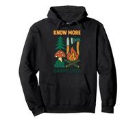 Saber más Llevar menos habilidades de supervivencia Wilderness bushcrafting Sudadera con Capucha